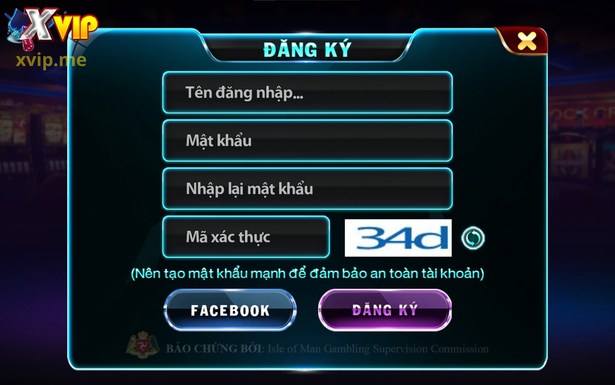 Hướng dẫn các bước đăng ký XVip chi tiết