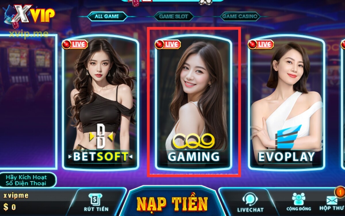 Quá trình phát trình uy tín của sảnh casino live